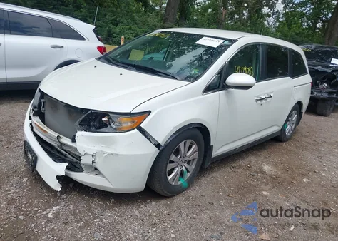 2016 Honda Odyssey Se z USA, uszkodzony, nr VIN 5FNRL5H39GB007258